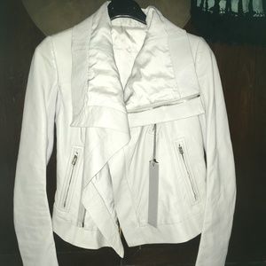 Rick Owens Larry leather biker jacket